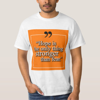 Men's Hope Quote t shirt