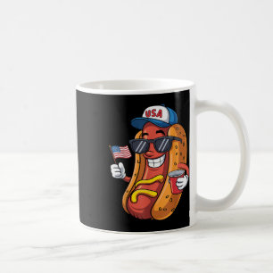 Mens Hotdog 4th Of July Fourth Of July Patriotic U Coffee Mug