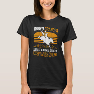 Mens Howdy Horse Rider Rancher Western Grandfather T-Shirt