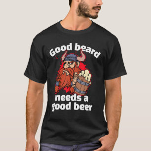 Mens Humourous Statement Masculinity Facial Hair B T-Shirt