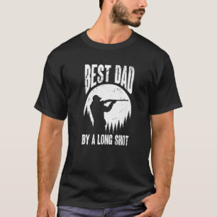 Mens Hunter Papa Hunting Dad Best Dad By A Long S T-Shirt