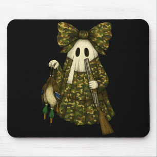 Mens Hunting Camo Ghost Patchwork Duck Hunting Mouse Pad