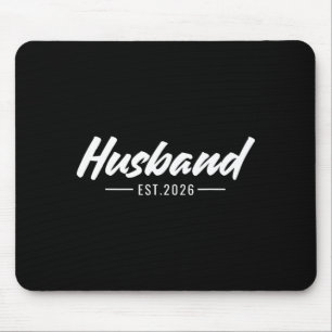 Mens Husband 2026 Married Couples Wedding Mouse Pad