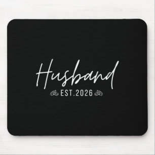 Mens Husband 2026 Married Couples Wedding Mouse Pad