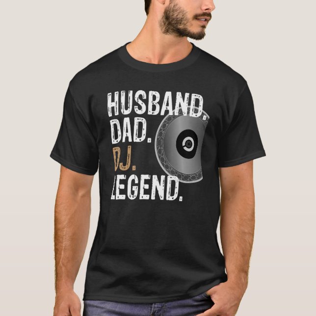 Mens Husband Dad DJ Legend - DJ Design_4 T-Shirt (Front)