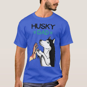 Mens Husky Dad Dog Lover Men  T-Shirt