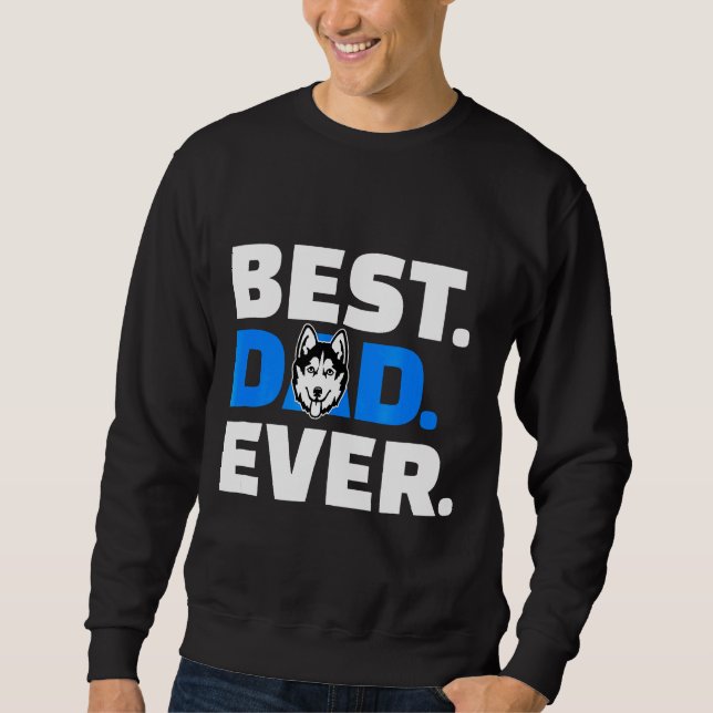 Mens Husky Dad Sweatshirt (Front)