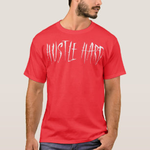Mens HUSTLE Gym Fitness Workout Bodybuilding Motiv T-Shirt