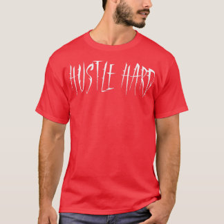 Mens HUSTLE Gym Fitness Workout Bodybuilding Motiv T-Shirt