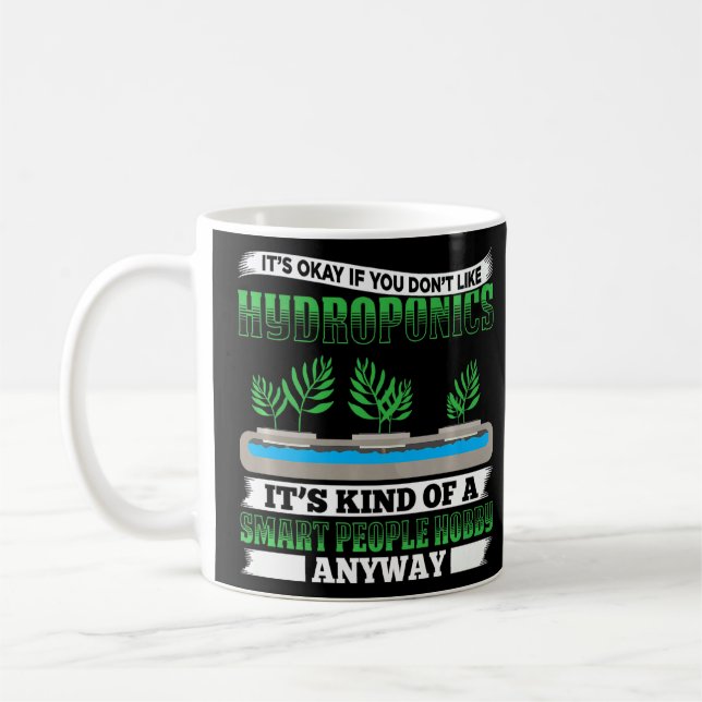 Mens  Hydroponics Saying Horticulture Expert Garde Coffee Mug (Left)