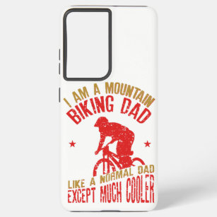Mens I Am A Mountain Biking Dad design Funny Gift Samsung Galaxy Case