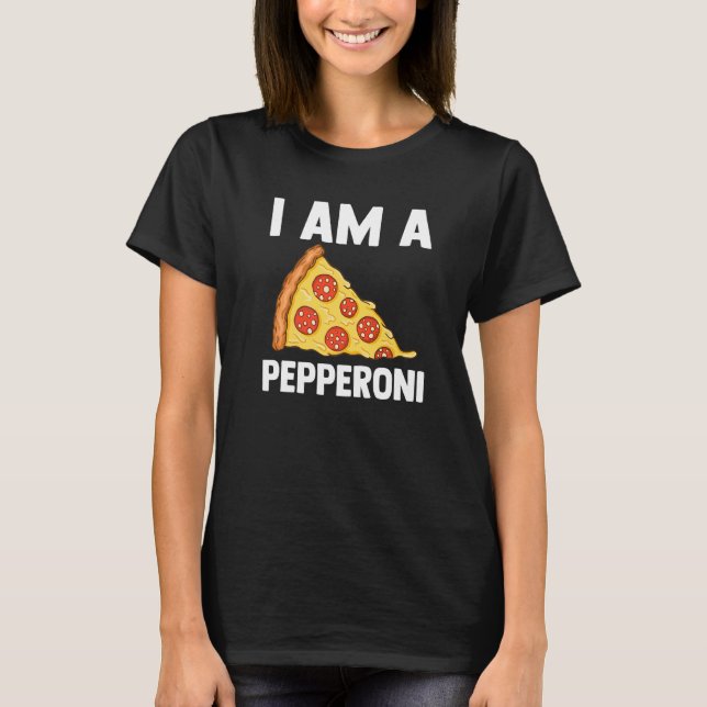 Mens I Am A Pepperoni Perfect Italian Meal Peppero T-Shirt (Front)