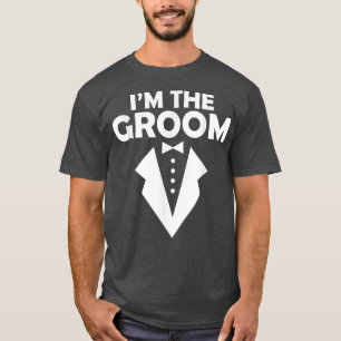 Mens I Am The GroomWedding Bachelor Party  T-Shirt
