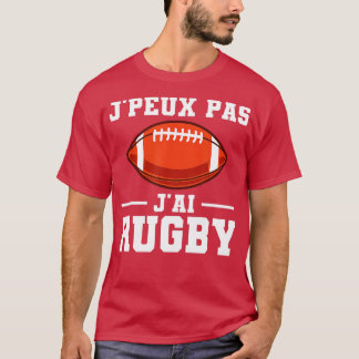 Mens I Cant I Have Rugby Rugbyman  T-Shirt