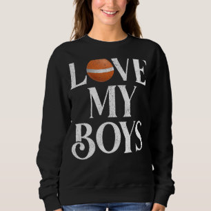 Mens I Love My Boys Croquet  Croquet Dad Father's  Sweatshirt