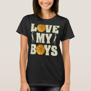 Mens I Love My Boys Netball Father's Day Netball T-Shirt