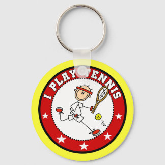 Mens I Play Tennis Tshirts and Gifts Key Ring