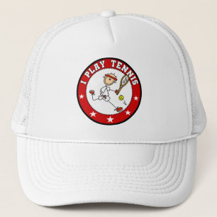 Mens I Play Tennis Tshirts and Gifts Trucker Hat