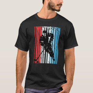 Mens Ice Hockey 27th Birthday Player Motivational T-Shirt
