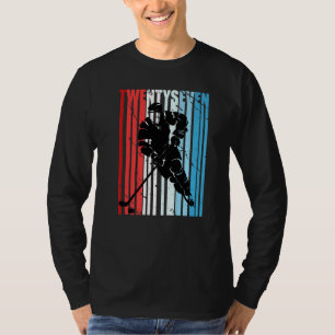 Mens Ice Hockey 27th Birthday Player Motivational  T-Shirt