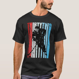 Mens Ice Hockey 32nd Birthday Player Motivational  T-Shirt