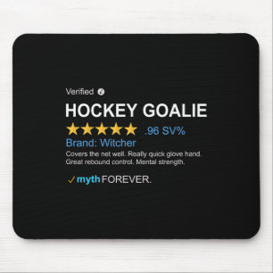 Mens Ice Hockey Goalie Legend Skates Jersey Traine Mouse Pad