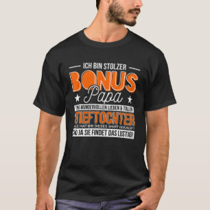 Mens Ich Bin Stolzer Bonus Papa Stepdaughter Boots T-Shirt