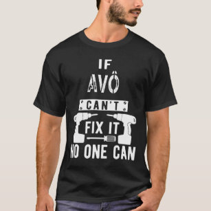 Mens If Avô Can_t Fix It No One Can Portuguese Bra T-Shirt
