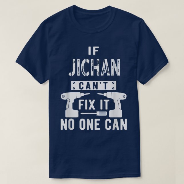 Mens If Jichan Can't Fix It Japan Japanese Grandfa T-Shirt (Design Front)
