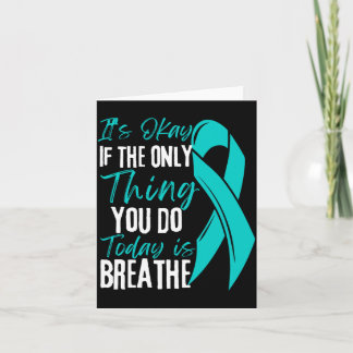 Mens If The Only Thing Do Is Breathe Performance Card