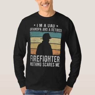 Mens I'm A Dad Grandpa And A Retired Firefighter T-Shirt