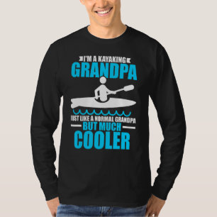 Mens I'm A Kayaking Grandpa Just Like A Normal Gra T-Shirt