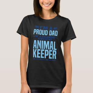 Mens Im A Proud Dad Of A Freaking Awesome Animal K T-Shirt