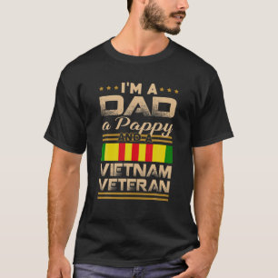 Mens I'm Dad, Pappy, Vietnam Veteran Vintage Army T-Shirt