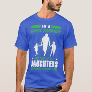 Mens Im Quail Farmer And Dad Of Two Daughters Noth T-Shirt