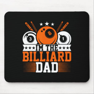 Mens Im The Billiard Dad - Funny Pool Dad Snooker Mouse Pad