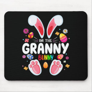 Mens I'm The Granny Bunny Matching Family Easter P Mouse Pad