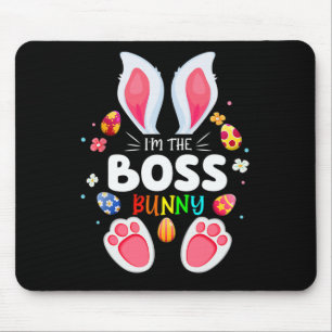 Mens I'm The Papa Bunny Matching Family Easter Par Mouse Pad