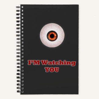 Men's I'm Watching You Funny Notebook & Journal