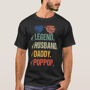 Mens In A World Full Of Grandpas Be A Poppop Best T-Shirt