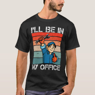 Mens In My Plumbing Garage Diy Husband Plumbers Cr T-Shirt