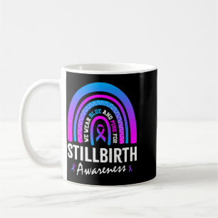 Mens In October Wear Pink Blue For Stillbirth Coffee Mug