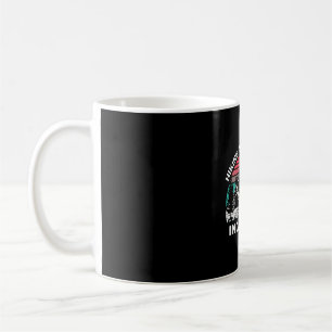 Mens inca trail to machu picchu hiking is therapy coffee mug