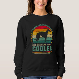 Mens Italian Greyhound Dad Like A Regular Dad Fath Sweatshirt