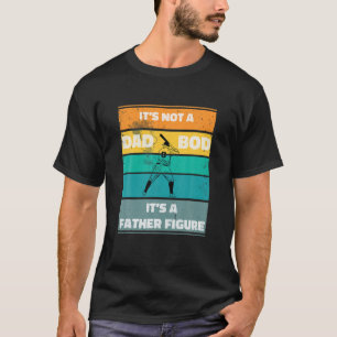 Mens Its Not A Dad BOD Its A Father Figure Basebal T-Shirt