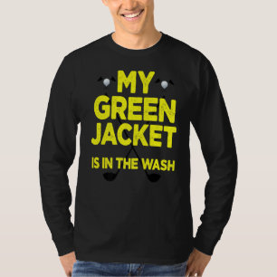 Mens Jacket Green In The Wash Master Golf Golfer P T-Shirt