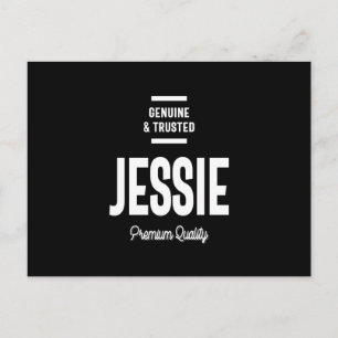 Mens Jessie Name Gift Postcard