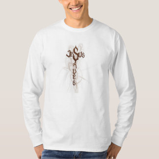Men's Jesus Saves long sleeves T Shirt
