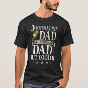 Mens Journalist Writing Journalism Reporter Media  T-Shirt