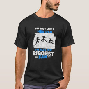 Mens Jumping Triple Jump Track And Field Dad Of Lo T-Shirt